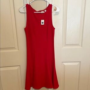 GAP Bold Red Midi Dress